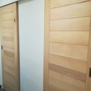 Portes coulissantes en Hêtre