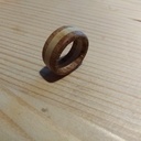 Bague buis et chêne