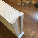 Prototype de tiroir ouverture totale sur coulisseaux bois