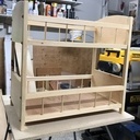 Lit de poupée à deux étages