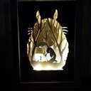 Cadre lumineux Totoro repris de "Matindetempête"