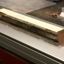 Tout part de là, un morceau de dormant de fenêtre récupéré