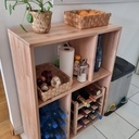 Meuble casier de cuisine en Hetre lamellé collé