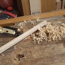 Table de chevet ouverte - Chêne