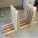 Rack à bois façon mathias wandel