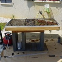 TRANFORMATION D UN BARBECUE  EN T TABLE À PLANCHA