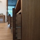 Meuble TV en chêne, Ishitani-style