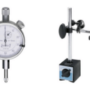 Kit métrologie Hazet — comparateur 0,01 mm + support magnétique commutable