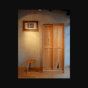 Walnut cupboard by Ishitani