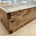 Boîte à charnière bois