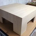 Table basse plaqué chêne