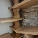 Etagères arbre pour baskets - tronc en spirale