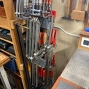 Râtelier à serre-joints