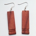 Boucles d'oreilles en bois