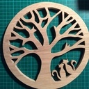 Arbre de vie dessous de plat