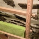 Porte serviettes en mélèze