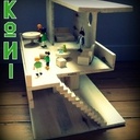 Maison de poupée en palette