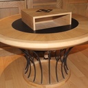 Table basse à engrenage