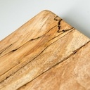 Assiette carrée au tour à bois ?