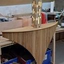 Lampe avec des chutes