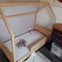 Lit cabane 140x70