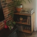 Meuble platine disques vinyls