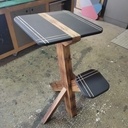 Mange debout et support pot de fleur