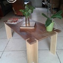 Mariage de feu  portillon et d'un reste de meuble de maison du monde.