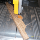 Petite console en chene massif pour tel/fax.