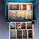 Rangements et Plancher pour camion de travail.