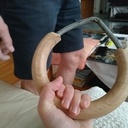 "Enrobage" d'anneaux de balançoire