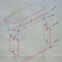 Le schéma montrant l'assemblage et tous les petits tourillons cachés !