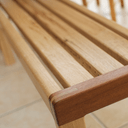 Banc en chêne et sipo