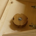 Meuble defonceuse sous table avec chutes