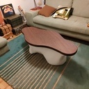 Table Basse Ipé - Béton cellulaire