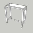 Plan console à tiroir