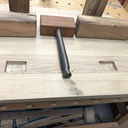 Deux tables basses en chêne massif