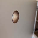 Anneau en chêne pour la finition des trous de portes