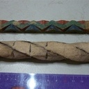 Essai torsades à la main