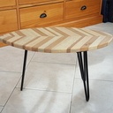 Petite table basse "Feuille"