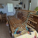 Rénovation d'un banc en fonte !
