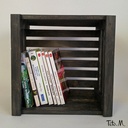 Caisses de rangement pour bibliothèque