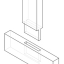 tenon mortaise simple = pas de ravancement