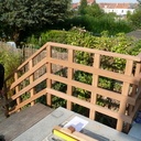 Rampe d'escalier extérieur en bankirai (2008)