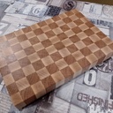 Planche à découper en bois de bout