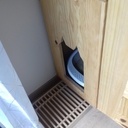 Buffet avec litière intégrée