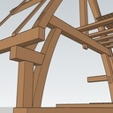 Les combles des maisons du XVIe siècle, à Rouen