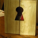 Boîte à clefs en chêne