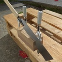 sciage des flancs en noyer