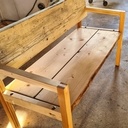 Petit banc de jardin